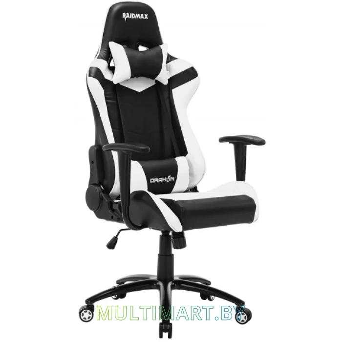 Кресло компьютерное Raidmax DK606RU (черный/белый)